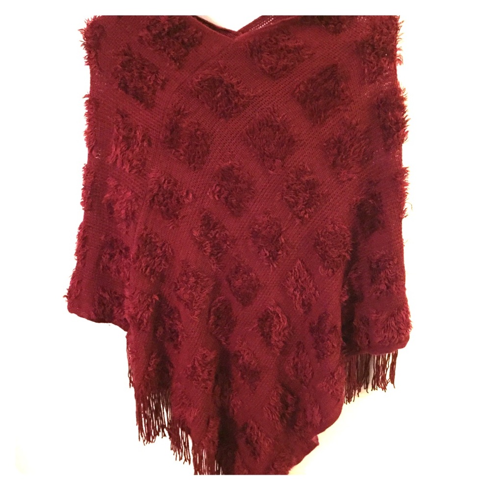 **3/$25** w/BUNDLE Crimson PONCHO Sweater